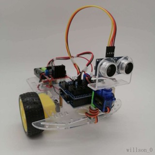 【臺灣出貨】Arduino智慧避障小車大學生畢業設計 DIY程式設計散件