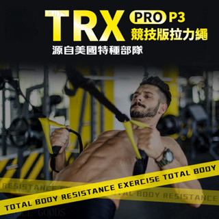TRX P3-3 Pro 專業競技版拉力繩 彈力繩 拉力帶 懸弔繩 阻力繩 健身 懸掛式訓練繩 專業懸弔#sjdjdn