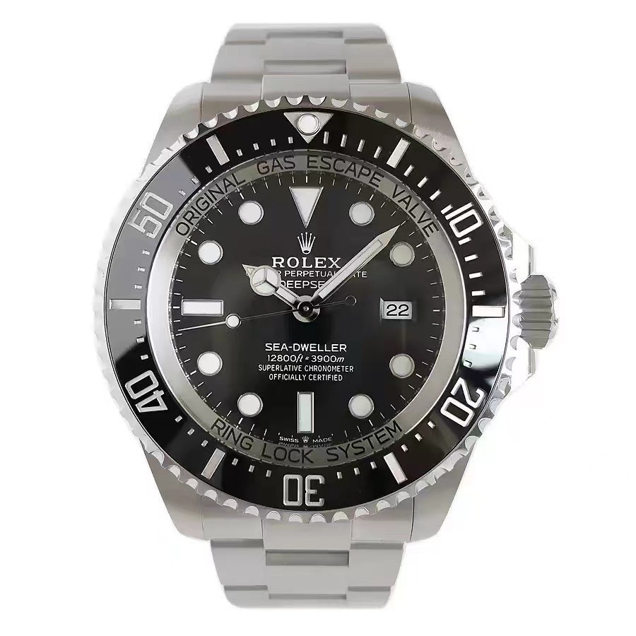 Rolex 新款勞力士海使型黑水鬼王自動機械手錶男士126660-0001