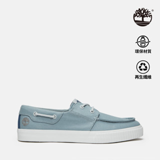 Timberland 男款藍色天絲™低筒休閒鞋|A42A7ETS