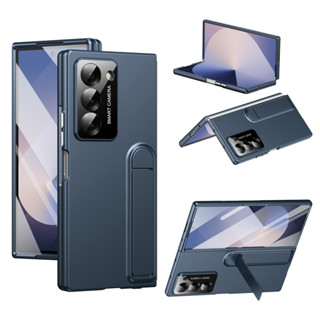 適用支架折疊Z Fold4折疊手機殼指環支架三星FOLD6翻蓋 FOLD5殼膜