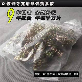 slk嚴選丨{五金}-【93%好評率】實木地板彈簧片配件伸縮縫彈力縫用錐形地板彈簧寶塔高彈性加粗 熱賣