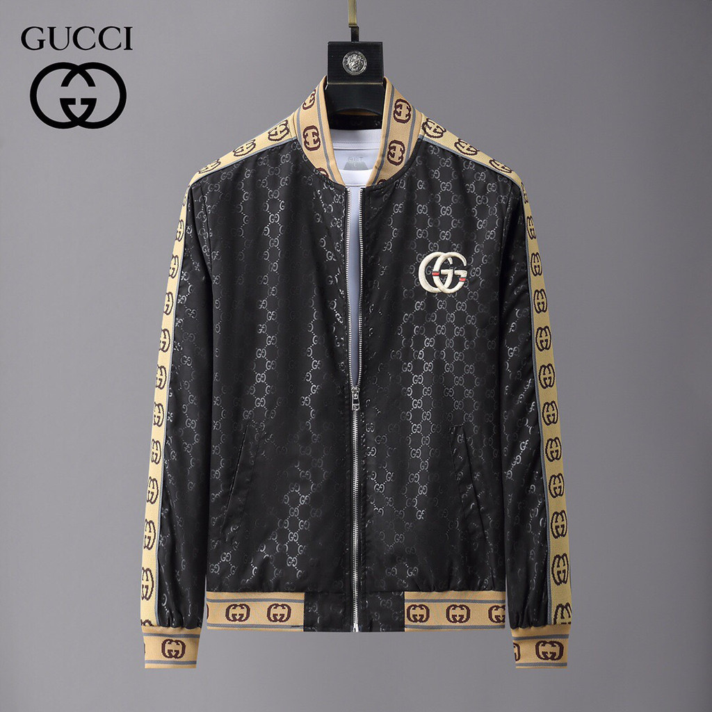 GUCCI2601 新品字母印花棒球服夾克外套男外套