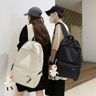 後揹包 揹包 大容量Backpack with large capacity後揹包男士簡約大容量旅行揹包女休閒日系初中生