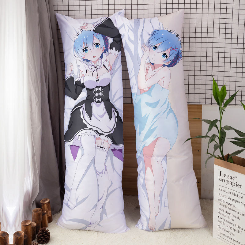 【異世界蕾姆周邊 訂製抱枕】動漫 等身抱枕從零開始的異世界生活 雷姆 蕾姆 方枕2wt抱枕套