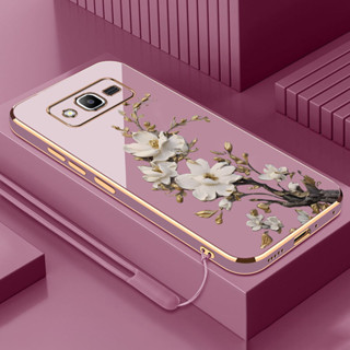 SAMSUNG 適用於三星J2 Prime J7手機殼TPU矽膠直邊電鍍減震軟殼SD