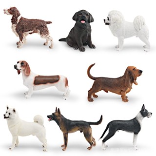 ♚樂樂屋♚模擬牧羊犬柴犬史賓格犬拉布拉多犬藏獒大丹犬寵物狗模型擺件