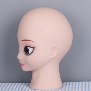 [SzxflieaeMY] 人體模型頭卡通穩定動漫角色扮演娃娃頭模型美容灰眼睛