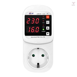 自動電壓電流保護插座 LED 顯示多功能冰箱保護插座,帶自動復位功能