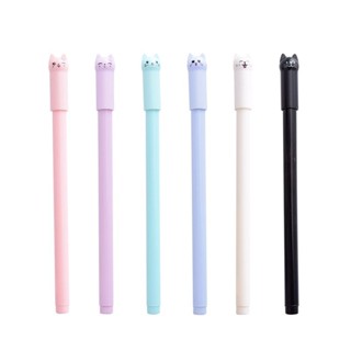 1 支定製卡通可愛貓咪中性筆學生文具辦公簽名創意卡哇伊學校用品