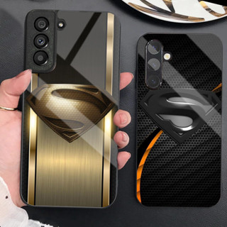 SAMSUNG 超人 04 玻璃手機殼適用於三星 Galaxy S9 Plus S10 S10e S20 FE S20