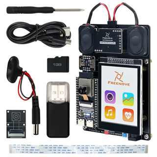 適用於 ESP32-S3 CAM 無綫的 Freenove 開髮套件，雙核 32 位 240 MHz，觸控屏立體聲揚聲器