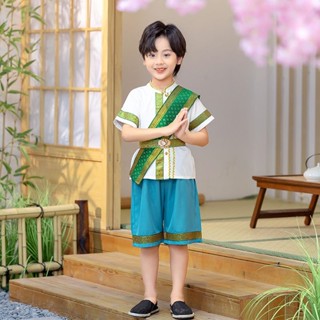 兒童印度泰國肚皮舞表演服新疆敦煌異域風服裝六一傣族少數民族服5.5