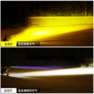 ✨機車電動車LED燈黃白遠近光雙色外接改裝車燈鋪路前大燈25.5.12 YLNB