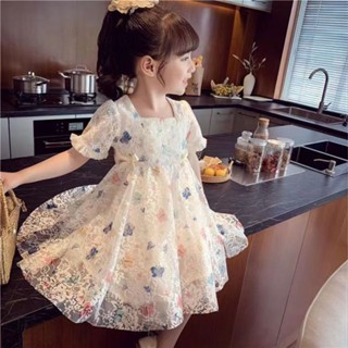 Hi❤baby女童連衣裙夏裝新款夏款女孩公主裙夏季童裝兒童裙子超僊