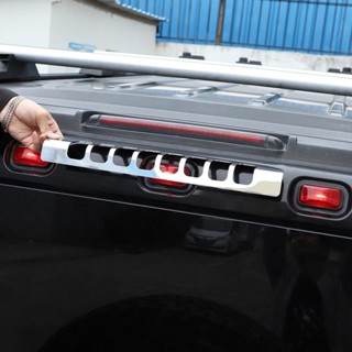 適用於悍馬 H2 2003-09 汽車高位剎車燈保護框架貼紙鋁合金強光外部配件 1 件