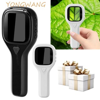 YONGWANG兒童顯微鏡,高畫質可充電式手持式放大鏡,帶2英寸螢幕200倍變焦數碼科學實驗