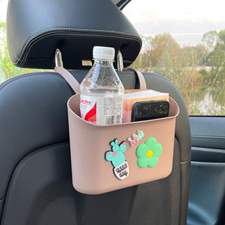 【JJcar】🎉臺灣熱賣🎉車載垃圾桶汽車內用品多功能塑膠儲物盒汽車椅背收納置物可調節 02🎉全館下殺🎉