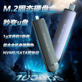 現貨m.2固態硬碟盒外接nvme轉電腦移動Sata直插式ssd雷電讀取器nm.2 外接盒 hdd 外接硬碟 外接式硬碟
