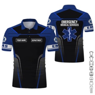 個性化名稱 EMS 3D 全身印花衣服 NL251 3D Polo 衫