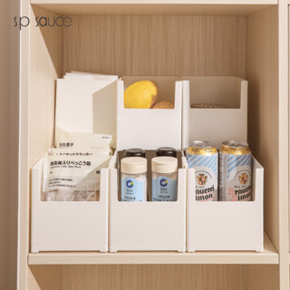 熱銷新品 日本sp sauce廚房櫥櫃收納盒桌麵整理盒抽屜分隔多功能儲物盒🎉全館下殺🎉01
