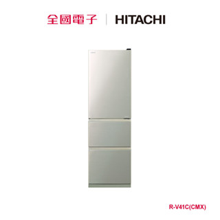 日立 394L三門鋼板變頻冰箱-金 R-V41C(CMX) 【全國電子】