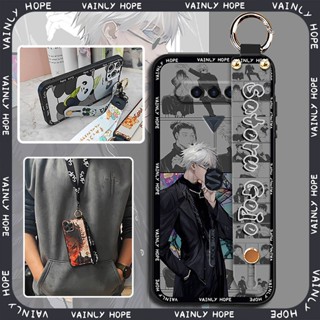 成熟素色小米黑鯊4/4S/4 Pro/4S Pro手機殼新款情侶全包可愛散熱潮流拼圖防塵創意矽膠簡單腕帶支架軟殼商務