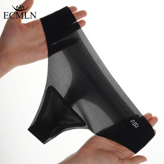 ECMLN 女士超薄無縫內褲薄款速乾中腰冰絲內衣