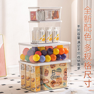 【新店活動】展示盒透明收納箱帶蓋防潮密封儲物箱收納盒防塵收納箱