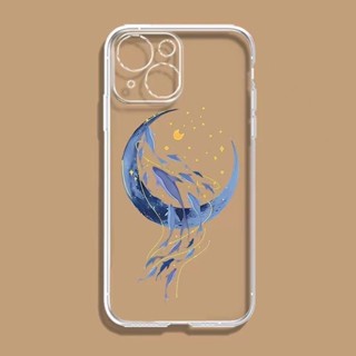 簡約鯨魚 透明殼 蘋果 16 15 iPhone 14 13 12 11 pro X XR XS max 手機殼 樂淘淘