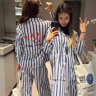 貴📣真的好🏆爆款cos搞怪精神病院長袖睡衣情侶精神院服噁搞閨蜜家居服套裝潮 HND1