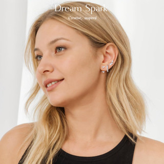 Dream Spark｜個性創意不規則圖形耳環套裝高級
