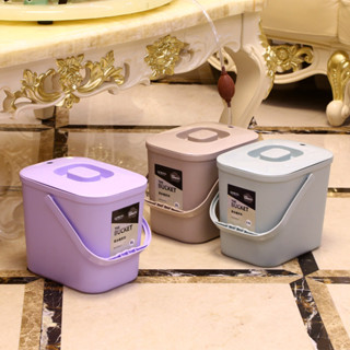廠家批髮塑膠茶渣桶方形帶蓋手提帶濾層茶水桶茶具廢水排水垃圾桶