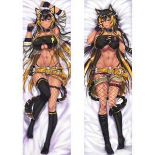 Vtuber Hololive等身抱枕套Dakimakura Cover動漫貓耳女孩DIY二次元周邊宅男長款枕套