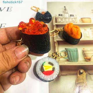 FISHSTICK鑰匙圈鮭魚食物模型掛件壽司男人日本料理袋卡瓦伊鑰匙鏈