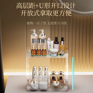 居家收納神器房間置物架檯面化妝品收納盒桌面浴室用收納架子轉角