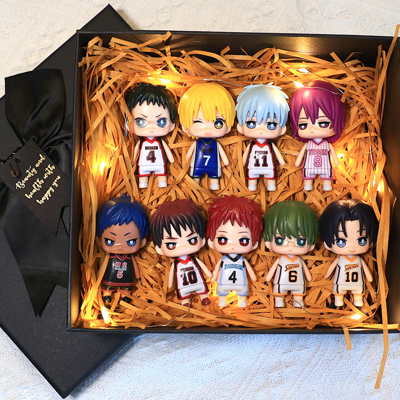 【潮玩精品摆件】Q版黑子的籃球手辦 黃瀨綠間青峰紫原敦赤司火神大公仔擺件禮物