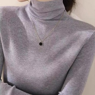 衣時尚 針織上衣 秋冬女裝 毛線衣 配大衣 保暖 新款高領羊毛針織衫修身顯瘦堆堆領上衣GB403-93211.