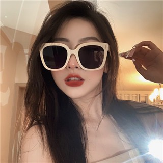 [雲上Cloudup]👗偏光墨鏡 偏光太陽眼鏡 米膠框金點墨鏡 必收小臉大方框 抗紫外線UV400 太陽眼鏡 偏光墨鏡