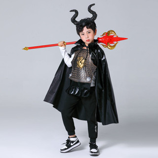 萬聖節兒童牛魔王衣服西遊記角色扮演表演服化妝舞會cosplay服裝