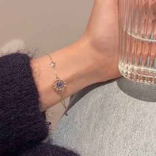 🖤ins感 藍色宇宙星球手鍊 女生閨蜜ins小眾設計感手飾簡約冷淡風高級首飾 ins感手鍊 韓系手鍊 ins手飾