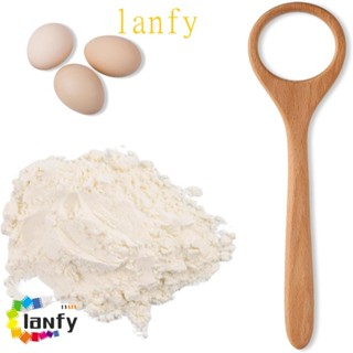 LANFY丹麥麵團打蛋器,木製的手持裝置麵團攪拌機,沙拉混合抹刀手冊長經久耐用酸麵團攪拌棒麵包店