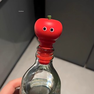 【臺灣出貨】熱銷 蘋果瓶塞 可愛創意矽膠起泡瓶蓋 密封塞 玻璃瓶紅酒瓶蓋 蘇打水瓶通用塞