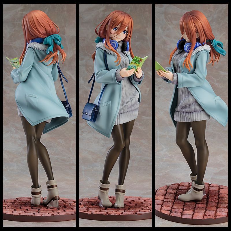 五等分的新娘 中野三玖 約會風格 看書 耳機 少女模型 盒裝手辦