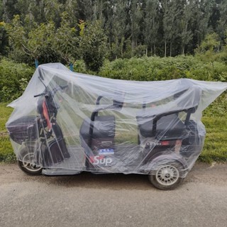 新品現貨通用車罩全罩透明耐髒腳踏車機車踏板電動車加厚防雨水防雪防塵20250517