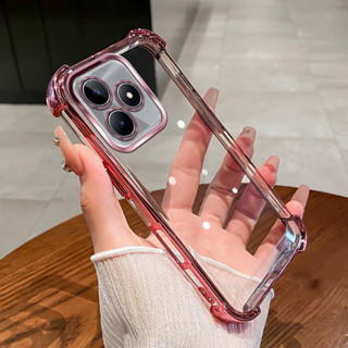 Realme C53 C51 Note 50 TPU 手機殼 2025 防震新設計高級透明手機殼時尚外殼的新手機殼