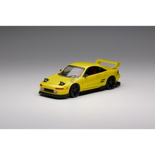 Microturbo 1:64 豐田 MR2 SW20 改裝版 金屬黃 MT 合金汽車模型