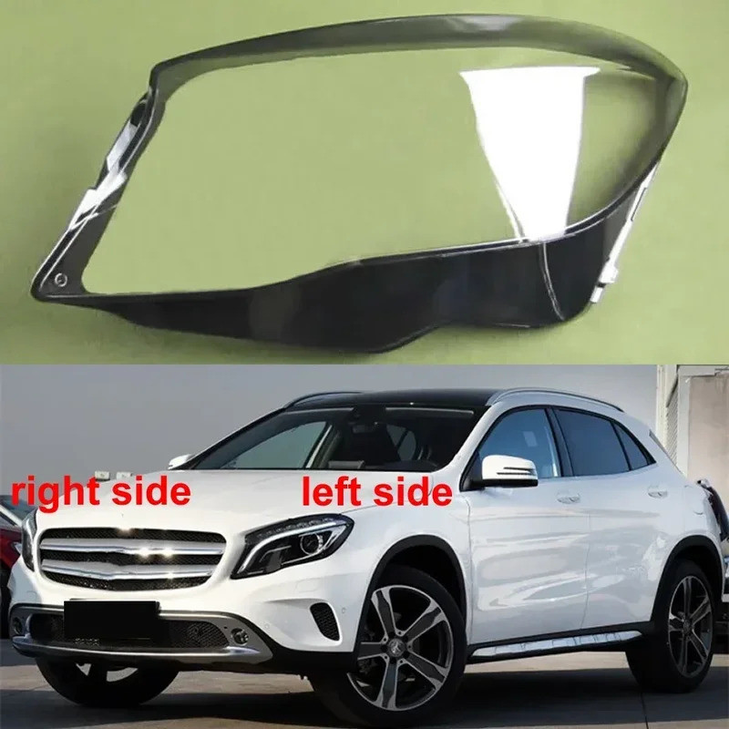 適用於奔馳W156 GLA GLA200 GLA220 GLA260 2015 2016 2017 燈罩 頭燈透明燈罩