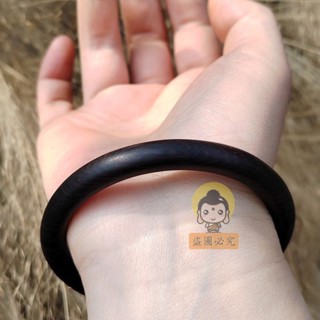 『開運』祈福🔥開光 檀香木手鐲綠檀紫檀木黑檀木手鐲女士飾品復古民族風簡約中式手鐲 轉運 開財庫 化太歲 偏財 避邪