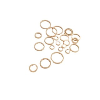 Ala-0208--保色14K包金閉口圈diy配件手工圓環手鏈項鍊耳環圓圈飾品掛圈資料